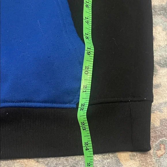 Vintage South Pole Black/Blue/Red Tootsie Colorblock Hoodie - Picture 6 of 6